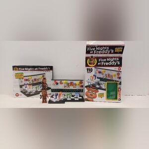 FNAF McFarlane Party Room Building Set #12692 Five Nights At Freddy's Incomplete
